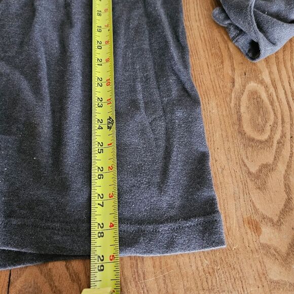 Old Navy Men's Grey Waffle Knit Crew Henley Long Sleeve Shirt Size L Y2K NWOT - Picture 5 of 8